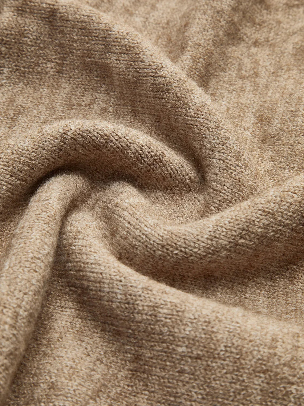 Plain Turtleneck Knit Pants Two Piece Set