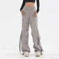 Pleated Cargo Streetwear Wide Pants