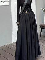 Pleated Extended Classic Skirt