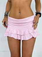 Pleated Preppy Mini Skirt