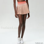 Pleated Tennis High Waist Sport Skirt
