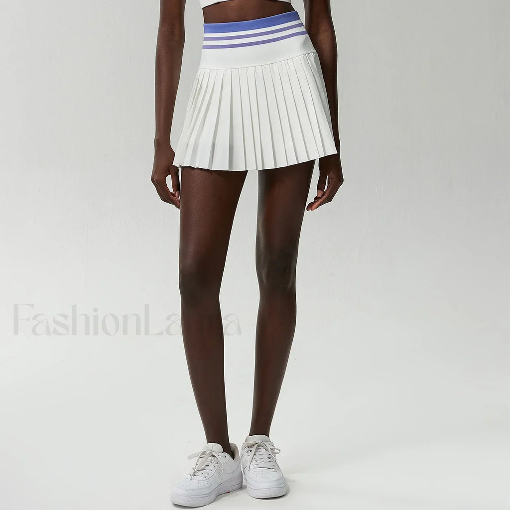 Pleated Tennis High Waist Sport Skirt