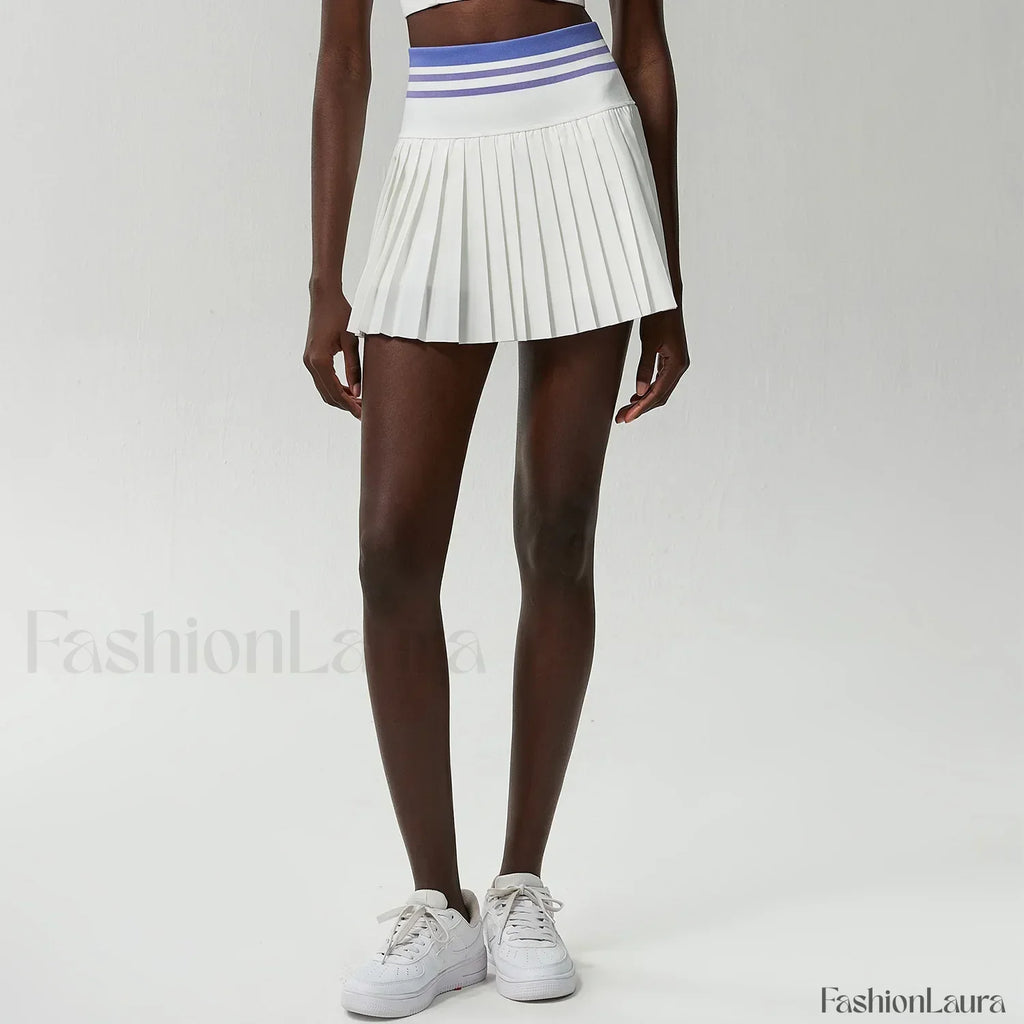 Pleated Tennis High Waist Sport Skirt