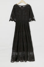 | Maxi Dress in Elegant Bloom