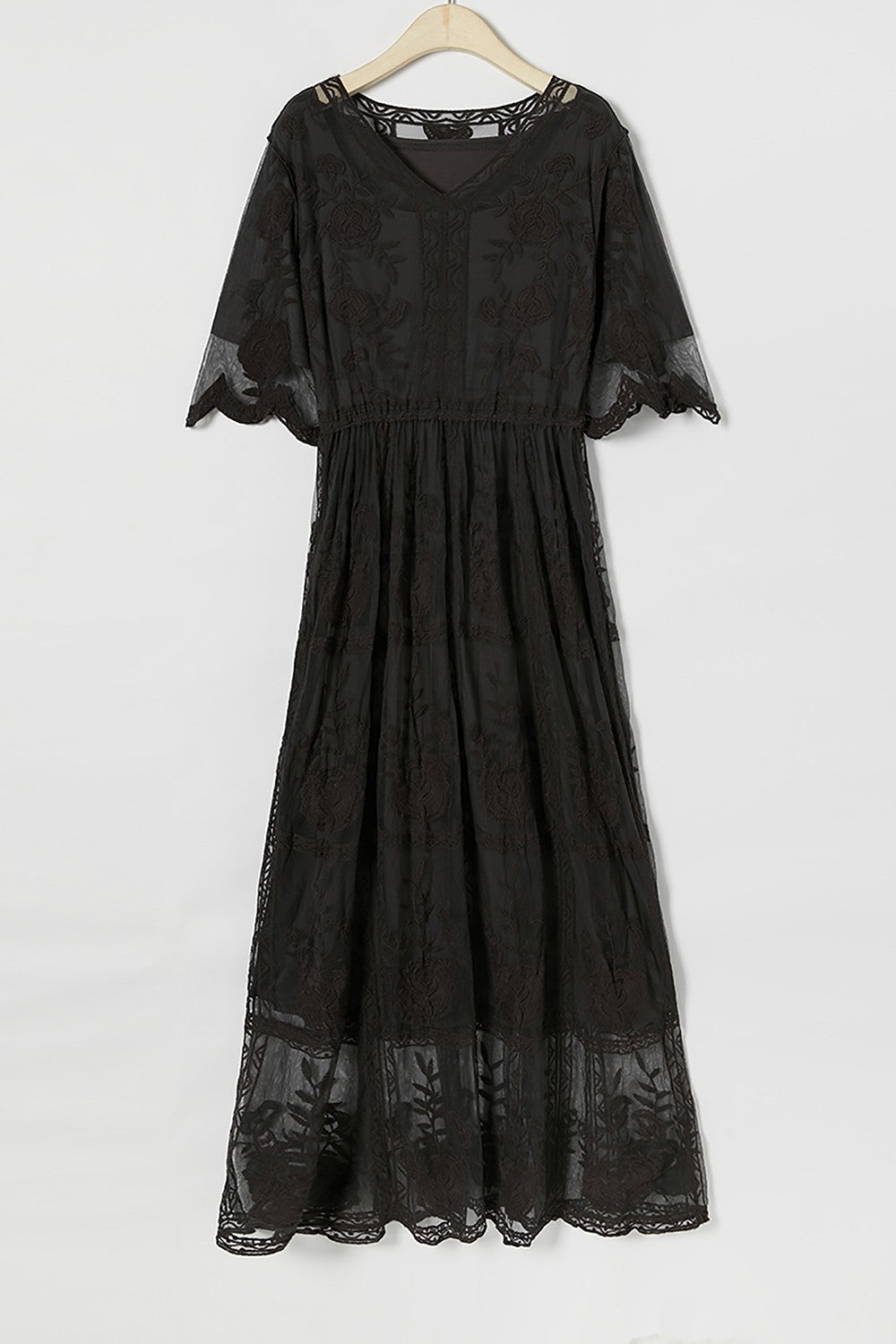 | Maxi Dress in Elegant Bloom