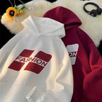 Printed Hip-Hop Street Hoodie