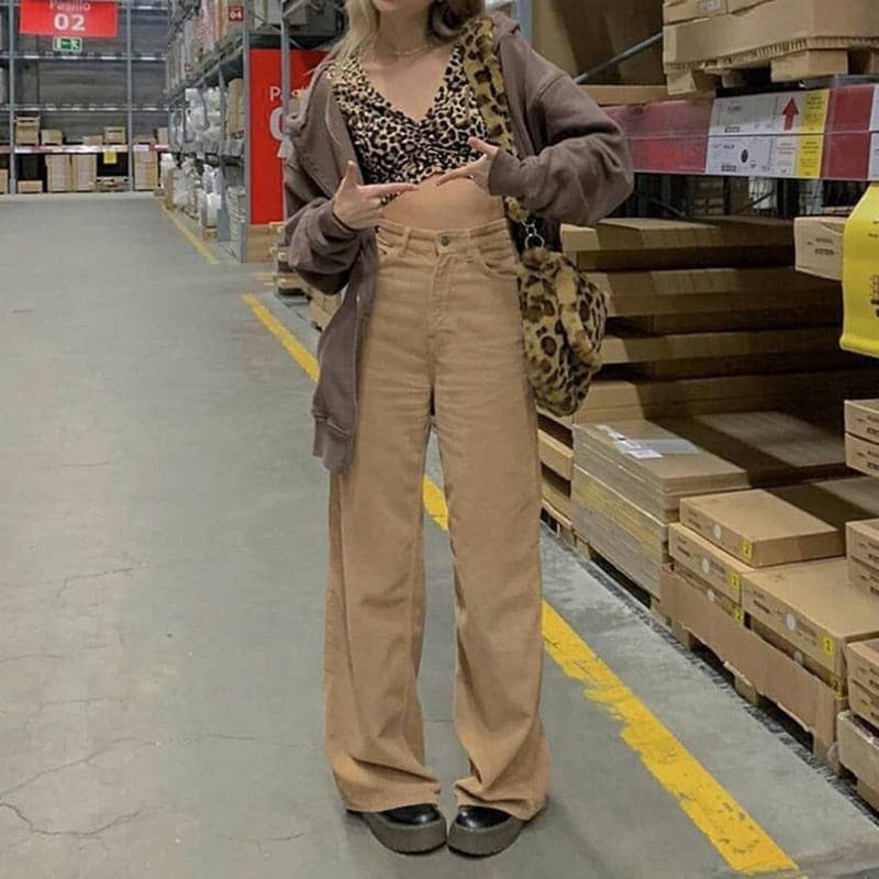 DressBetty - Women Vintage Wide Leg Pants