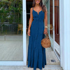 DressBetty - Women Backless Sexy Strapless Maxi Dress