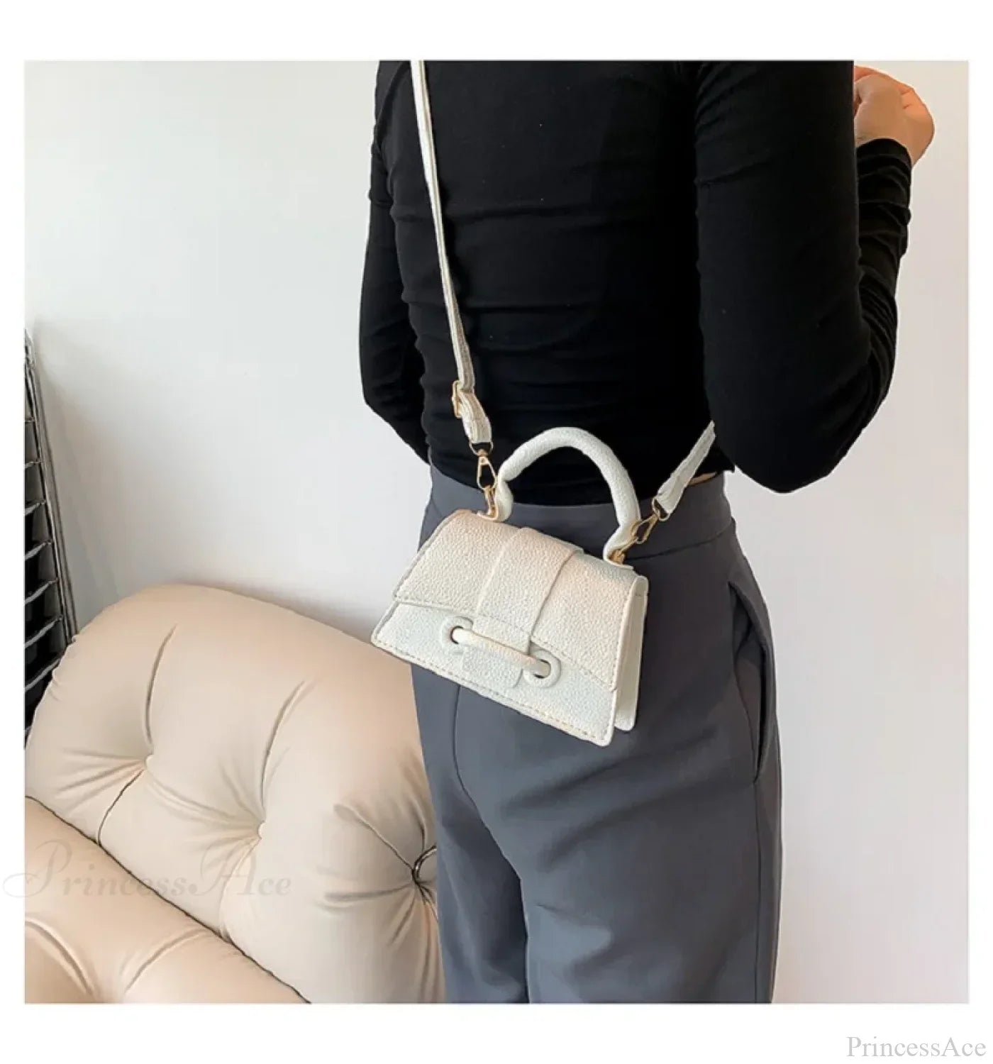 PU Leather Mini Crossbody Bag Designer Women’s Handbag