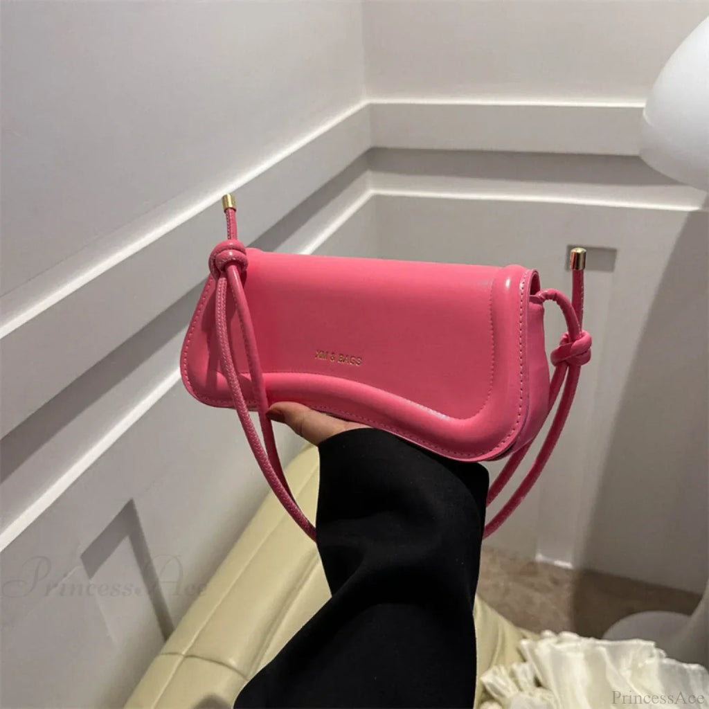 PU Leather Underarm Shoulder Crossbody Bag