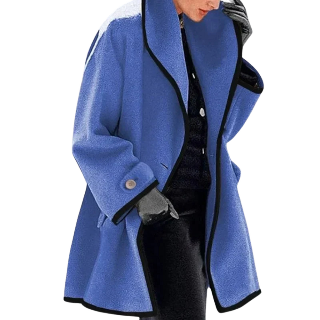 | Warm trench coat in neutral color