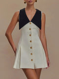 Rachel Sleeveless Mini Dress