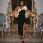 Elly Ruffled Midi Dress