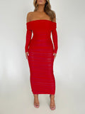 Reagan Off Shoulder Maxi Dress