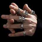 Rebel Poker Skeleton Dark Billiards Ring