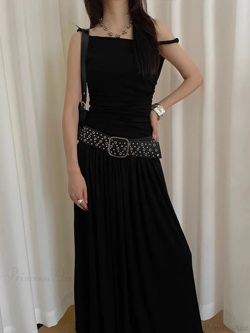 Rebellious Dark Metal Wide Belt