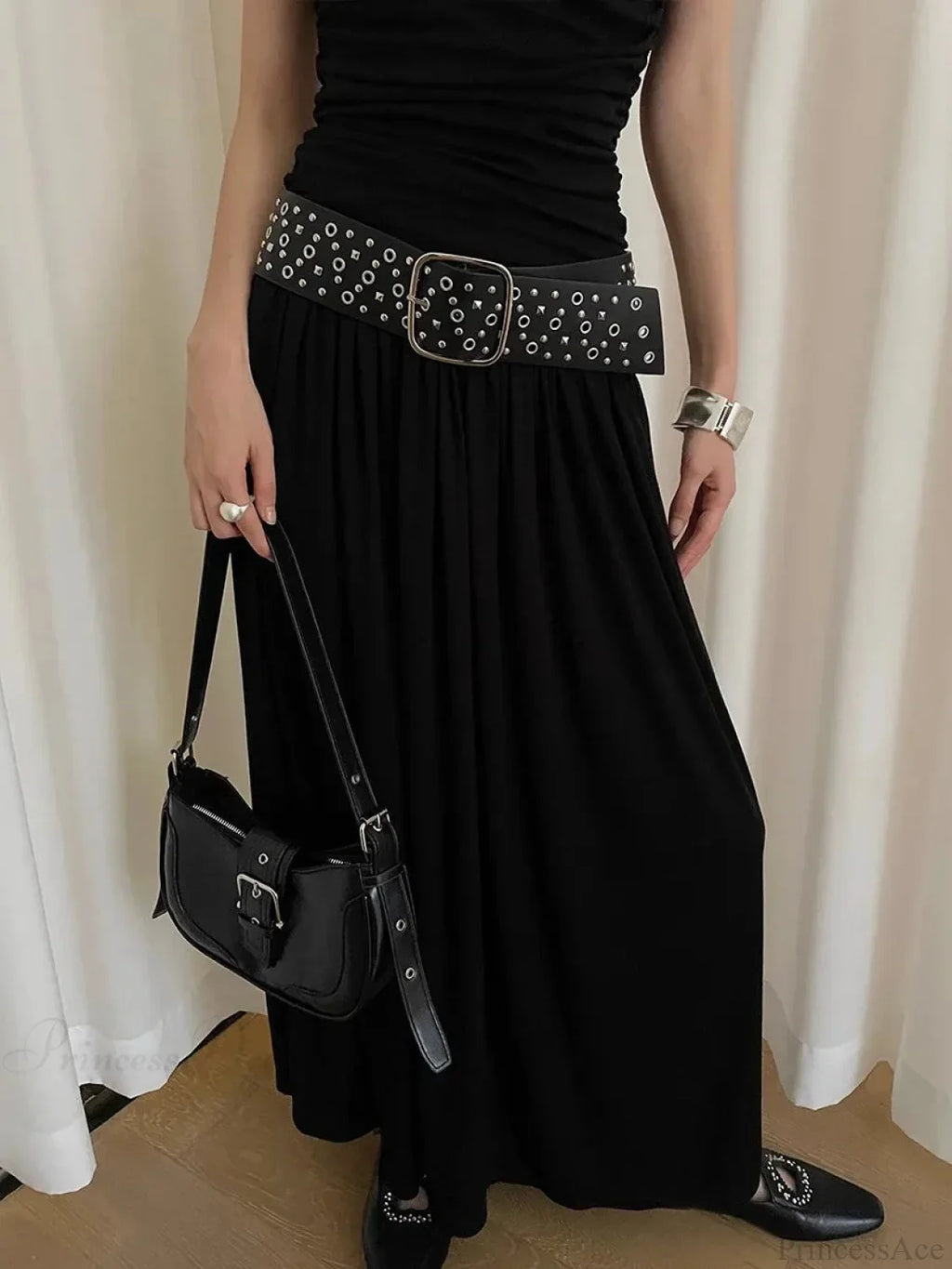 Rebellious Dark Metal Wide Belt