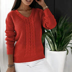 | Cable knit sweater