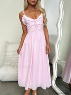 V-Neck Camisole Midi Dress