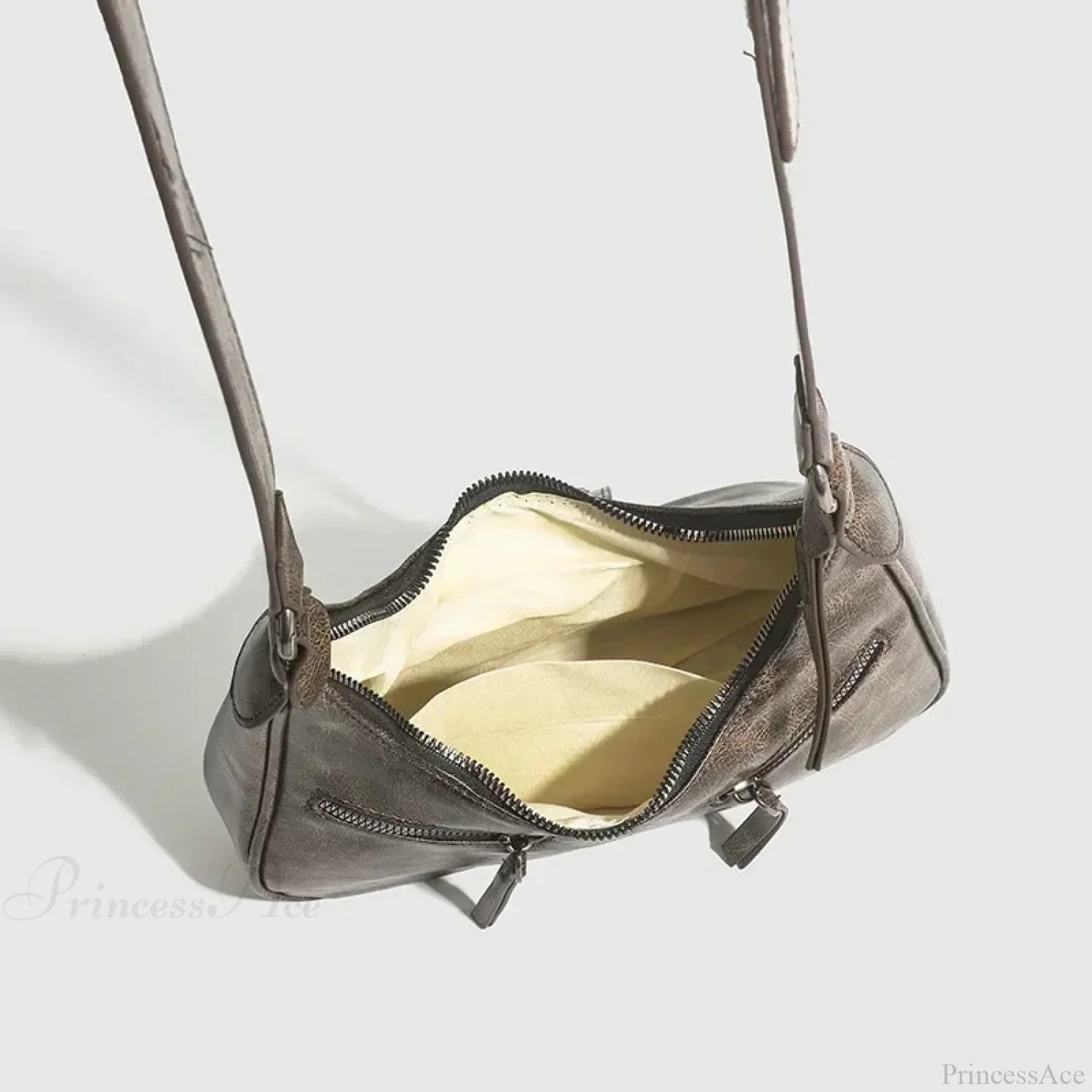 Retro Belt Design PU Leather Shoulder Bag