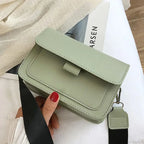 Retro Square Wide Strap Crossbody