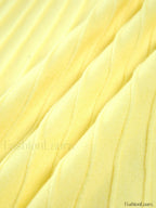 Yellow Rib Midi Sundress Dress