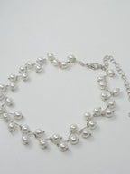 Choker Necklace Pearl White Alloy Classic for Women Wedding Daily 1PC