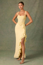 ROBINA RUFFLE MAXI DRESS