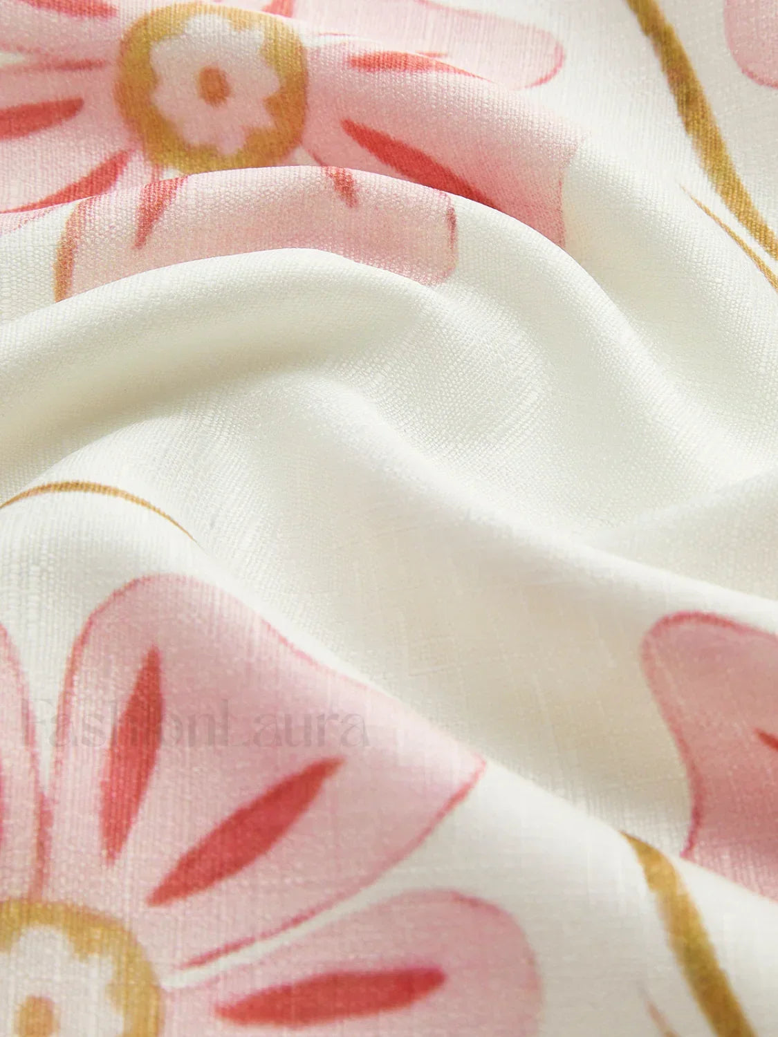White Romantic Print Sleeveless Mini Dress