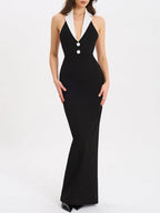 Rose Sleeveless Maxi Dress