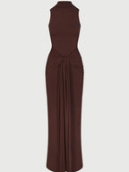 Ruched Bodycon Maxi Dress