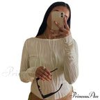 Ruched Long Sleeve T Shirts
