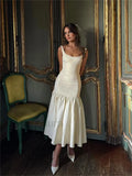 Ruffle Long Cami Sundress