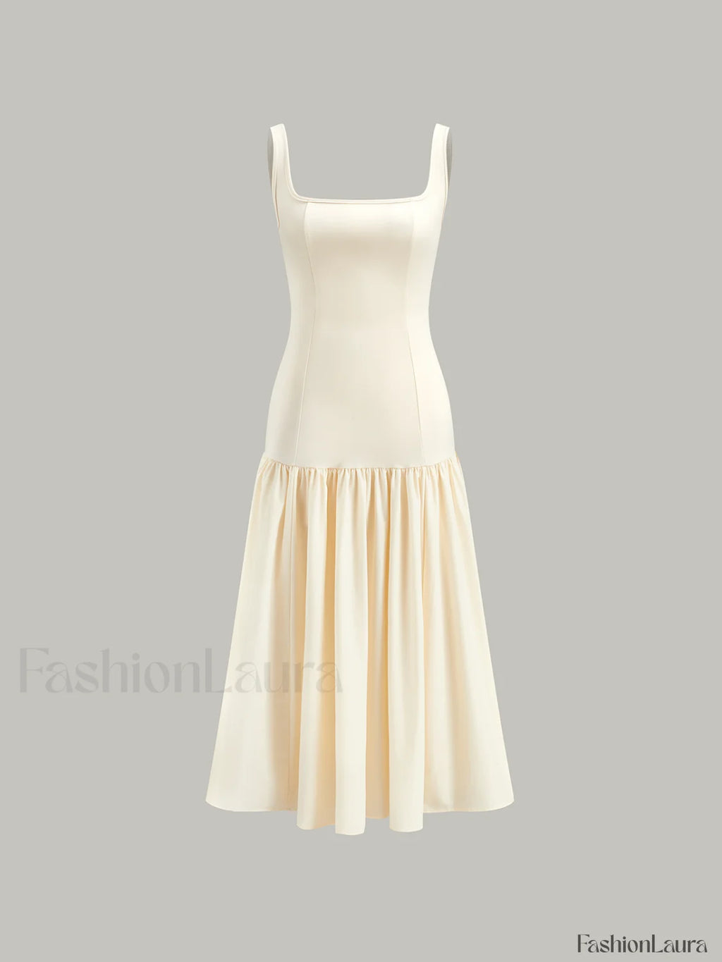 Ruffle Long Cami Sundress