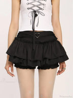 Ruffle Slim Cake Layer Skirt