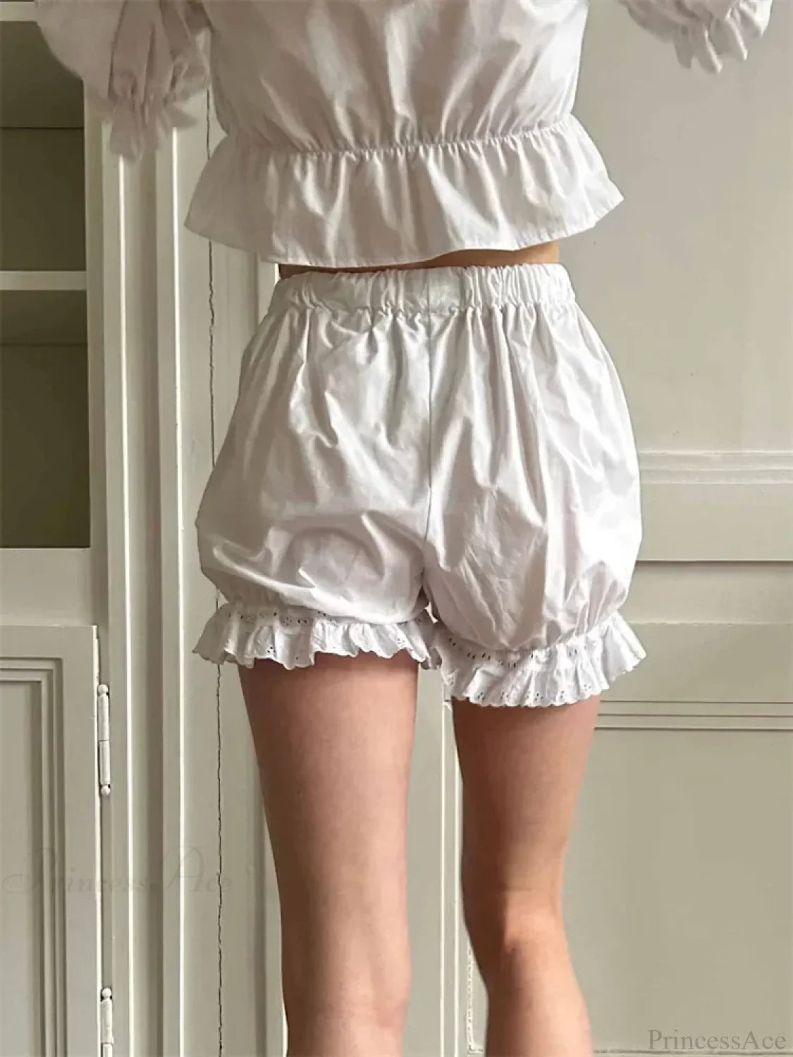 Ruffled Bubble Lounge Short