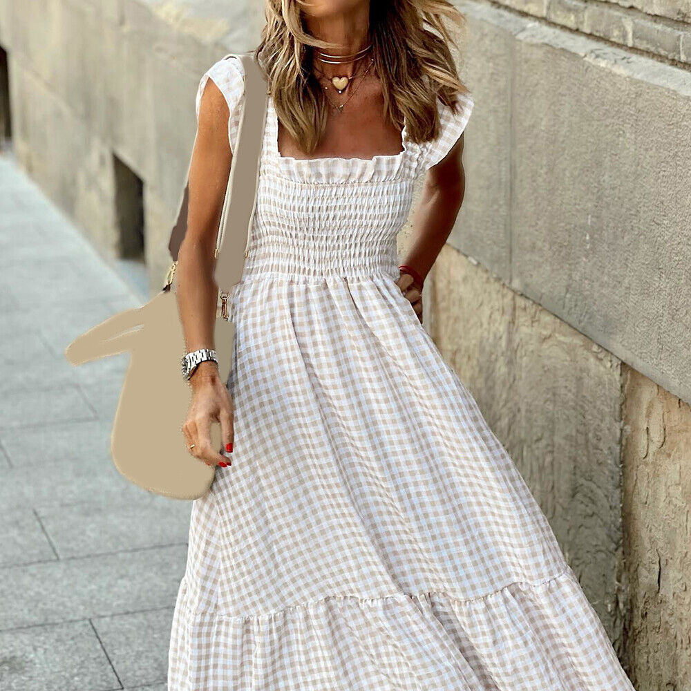 Natalia Statement Retro Summer Dress Evening Wear Edit