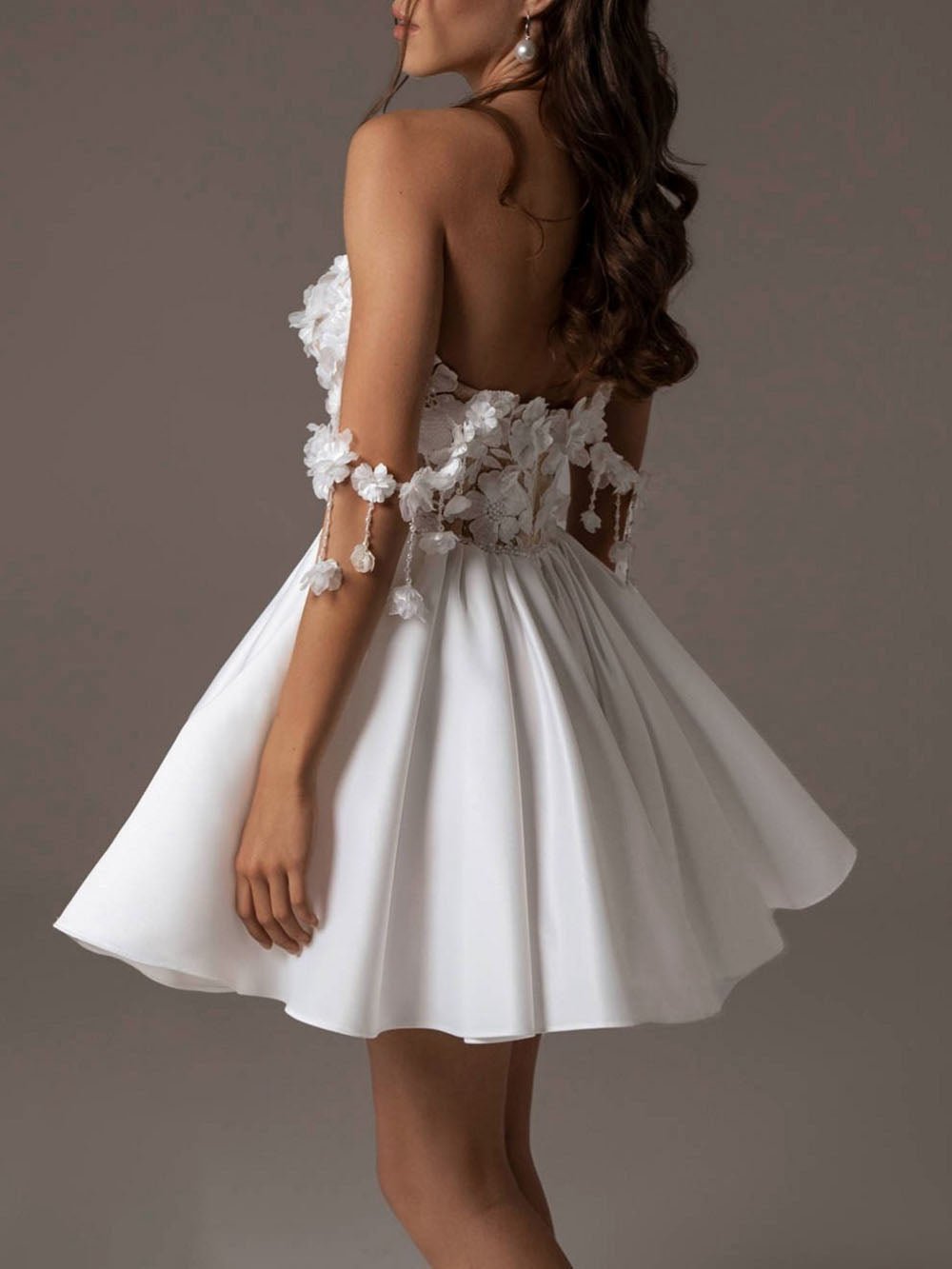 Sage Backless Mini Dress