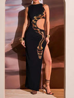 Samantha Split Sleeveless Maxi Dress