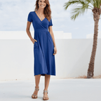 Agnese Boutique Stylish Belly Covering Dress Designer Edit
