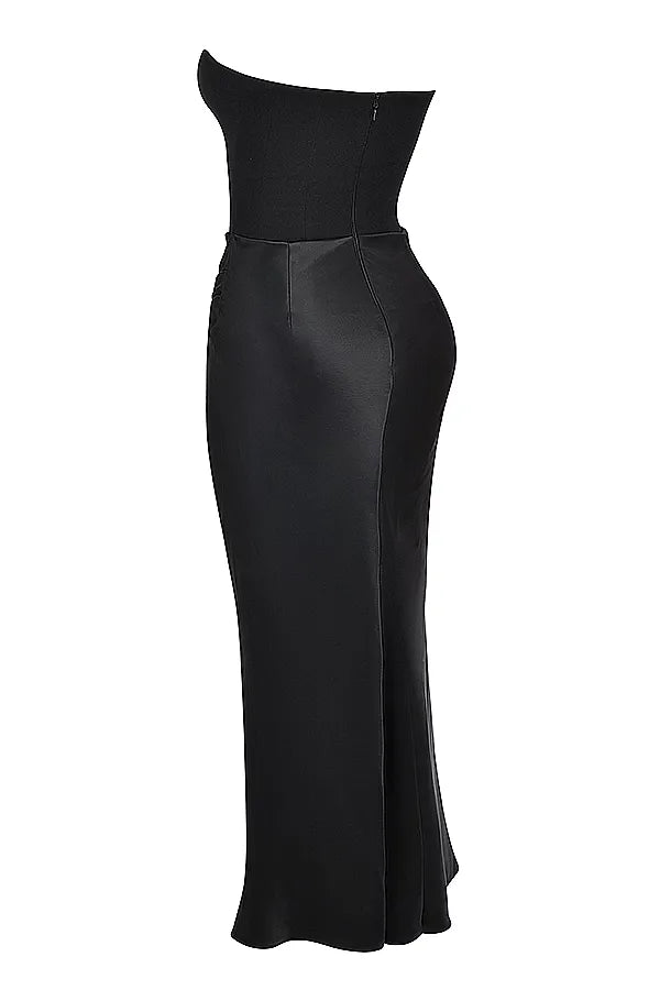 Rosario Aesthetic Luxury Maxi Dress Chic Silhouette Collection