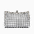 Rhinestone-Embellished Scarlett Clutch Bag