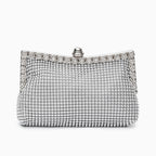 Rhinestone-Embellished Scarlett Clutch Bag