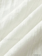 Semi-Sheer Solid Square Neckline Short Dress