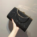 Sequin Moon Evening Clutch Bag Shoulder Bag