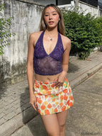 Sequins Flower Party Skirt