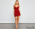 Set It Off Charming Ruffled Bodycon Dress