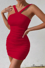 Sexy Crisscross Strap Bodycon Party Dress
