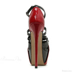 Sexy Peep-Toe 16.5CM Extreme High-Heels Sandals Party Wedding Banquet Stiletto Platform Pumps High Heel