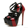 Sexy Peep-Toe 16.5CM Extreme High-Heels Sandals Party Wedding Banquet Stiletto Platform Pumps High Heel